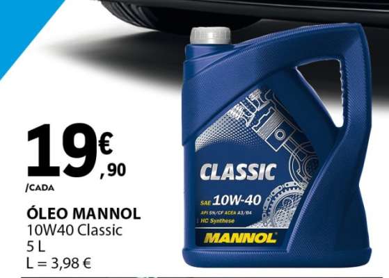 Óleo Mannol 10W40 Classic