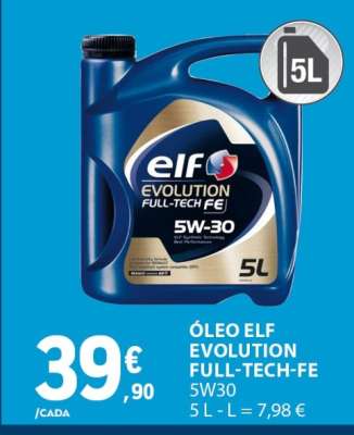Óleo ELF Evolution Full-Tech-FE