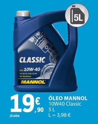 Óleo Mannol 10W40 Classic