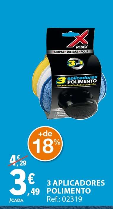 3 APLICADORES POLIMENTO