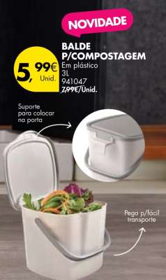 Balde p/Compostagem