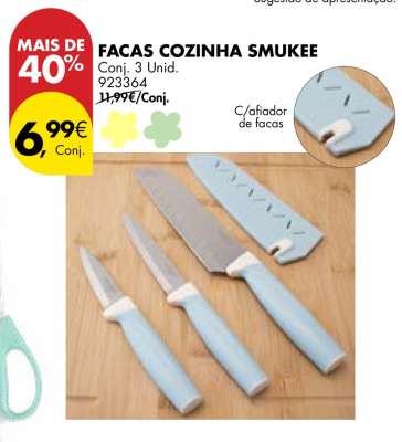 Facas Cozinha Smukee