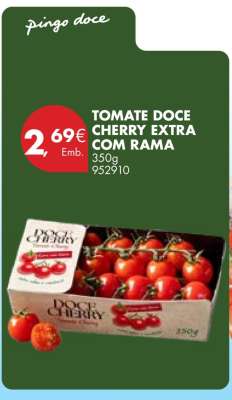 Tomate Doce Cherry Extra com Rama