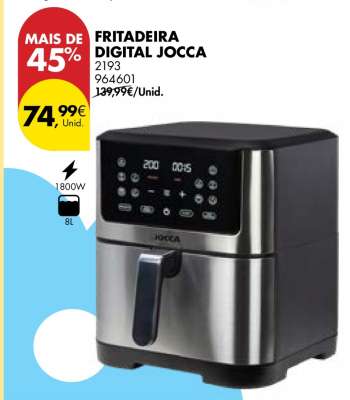 FRITADEIRA DIGITAL JOCCA