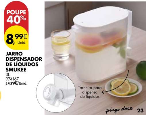 Jarro Dispensador de Líquidos Smukee
