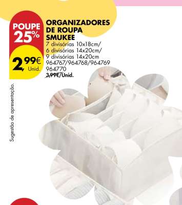 Organizadores de Roupa Smukee