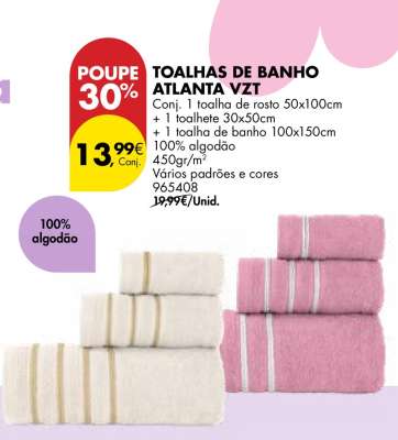 Toalhas de Banho Atlanta VZT