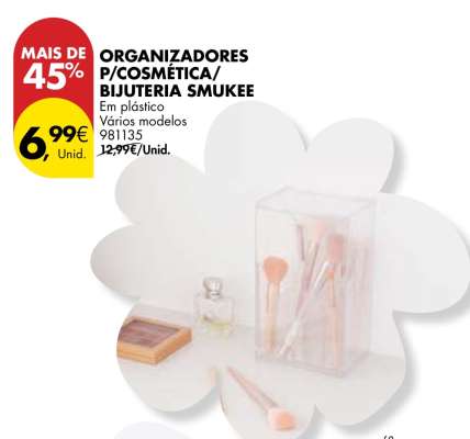 Organizadores P/Cosmética/Bijuteria Smukee