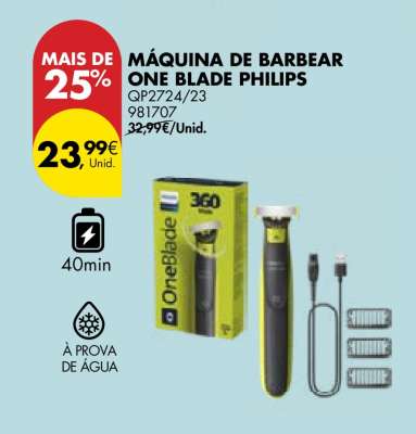 Máquina de Barbear One Blade Philips