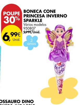 Boneca Cone Princesa Inverno Sparkle