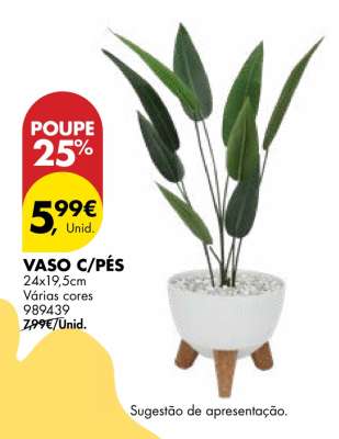 VASO C/PÉS