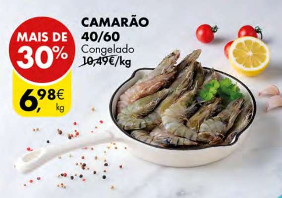 Camarão 40/60 Congelado