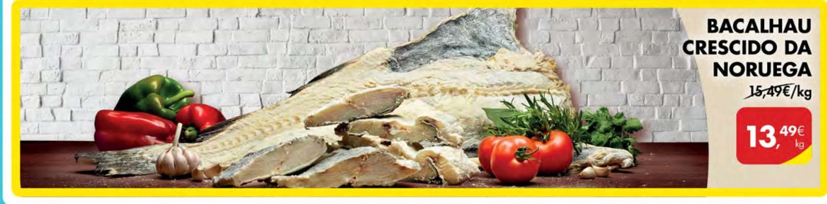 BACALHAU CRESCIDO DA NORUEGA