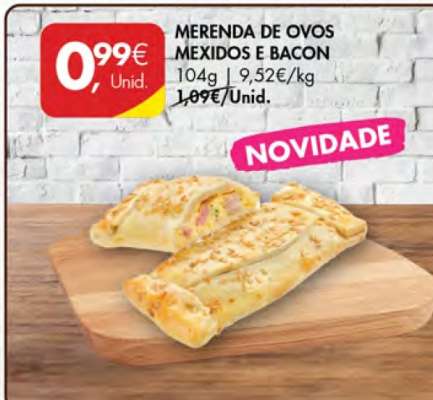 MERENDA DE OVOS MEXIDOS E BACON