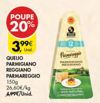 Queijo Parmigiano Reggiano Parmareggio