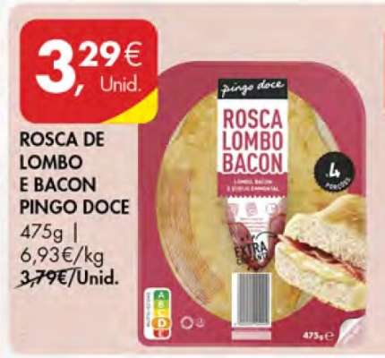 Rosca de Lombo e Bacon Pingo Doce