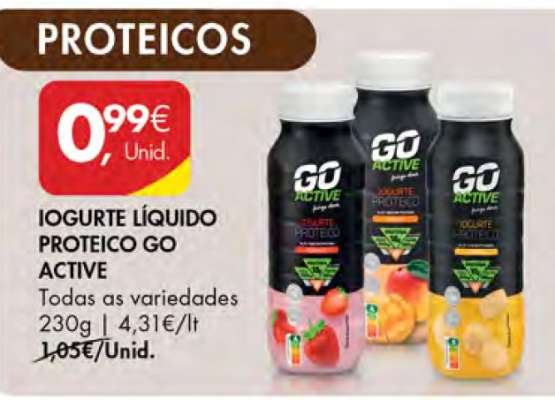 IOGURTE LÍQUIDO PROTEICO GO ACTIVE