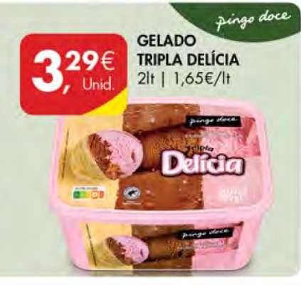 Gelado Tripla Delícia