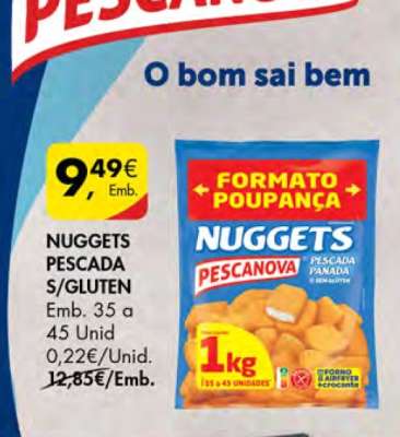 Nuggets Pescada S/Gluten