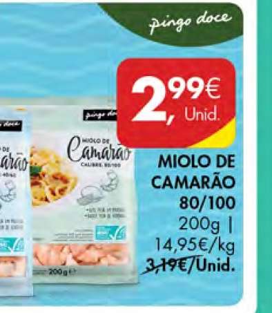 Miolo de Camarão 80/100