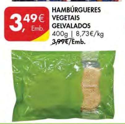 Hambúrgueres Vegetais Gelvalados