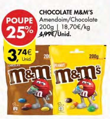 CHOCOLATE M&M'S
