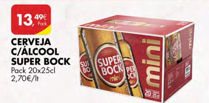 CERVEJA C/ALCOOL SUPER BOCK