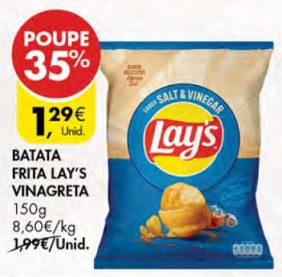 Batata Frita Lay's Vinagreta