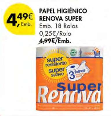 Papel Higiénico Renova Super