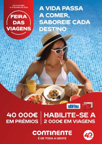 Folheto Continente Modelo - 21.4.2025 - 12.5.2025.