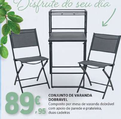 CONJUNTO DE VARANDA DOBRÁVEL