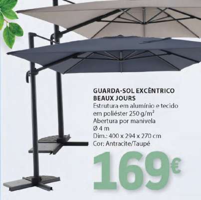 GUARDA-SOL EXCÊNTRICO BEAUX JOURS