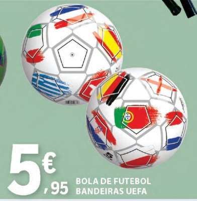 BOLA DE FUTEBOL BANDEIRAS UEFA