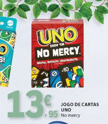 Jogo de Cartas UNO No Mercy
