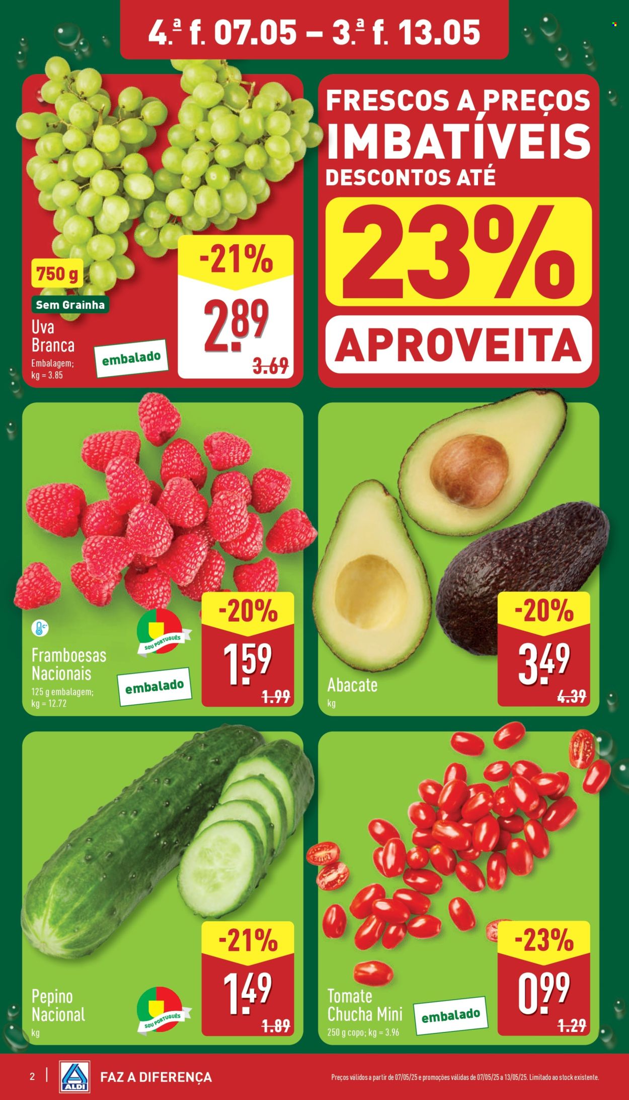 Folheto Aldi - 7.5.2025 - 13.5.2025. Página 1