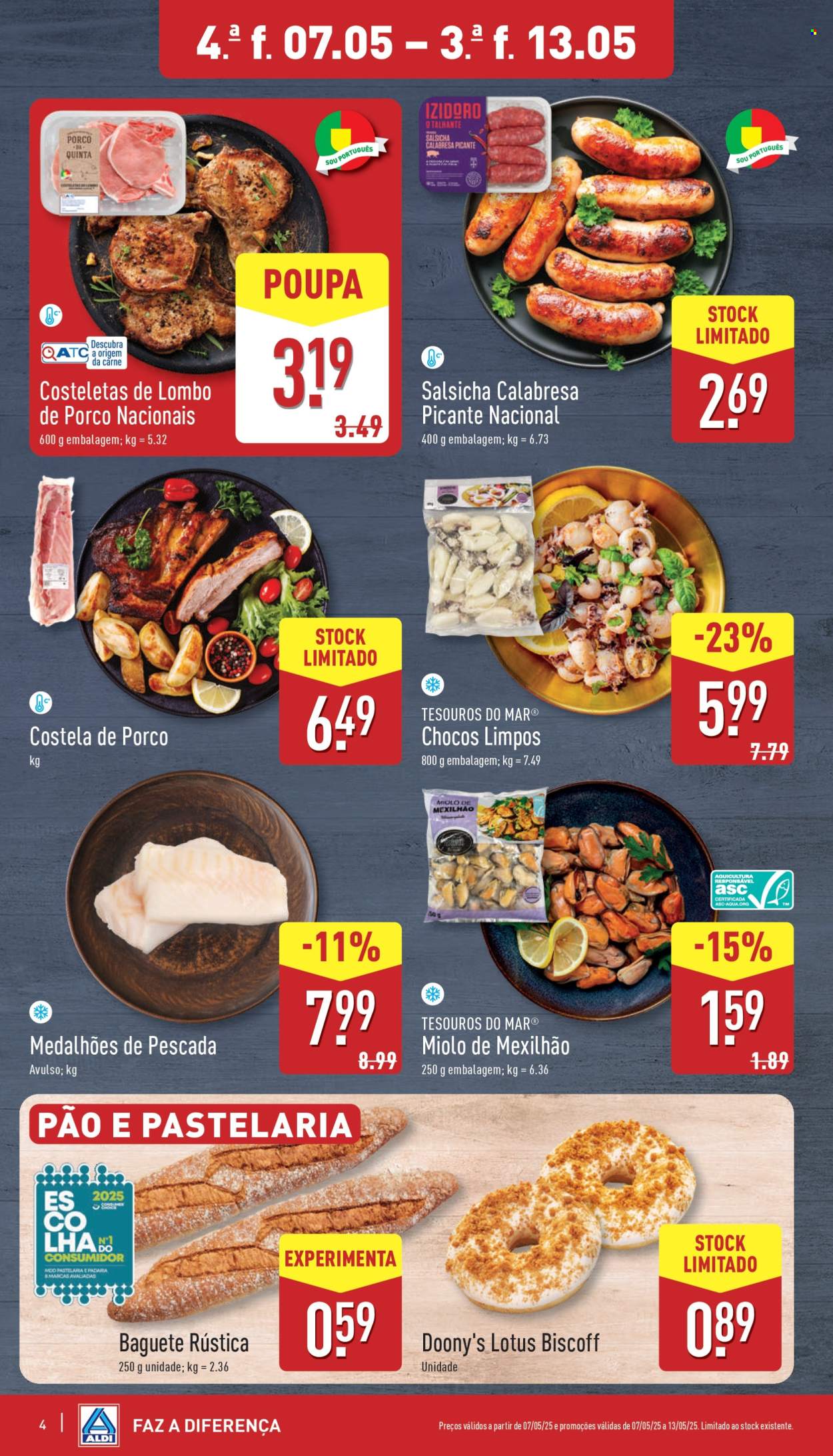 Folheto Aldi - 7.5.2025 - 13.5.2025. Página 1