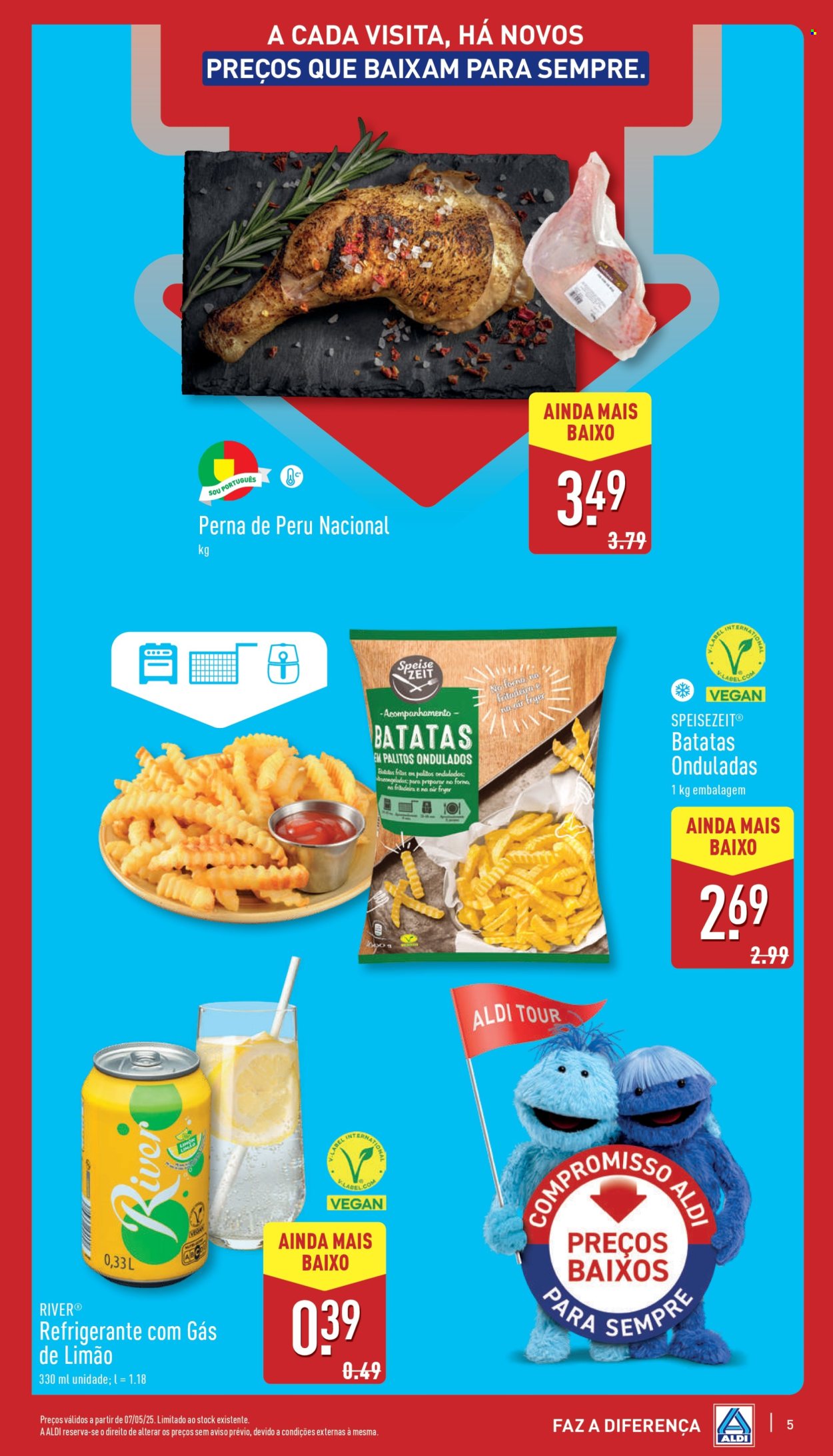Folheto Aldi - 7.5.2025 - 13.5.2025. Página 1