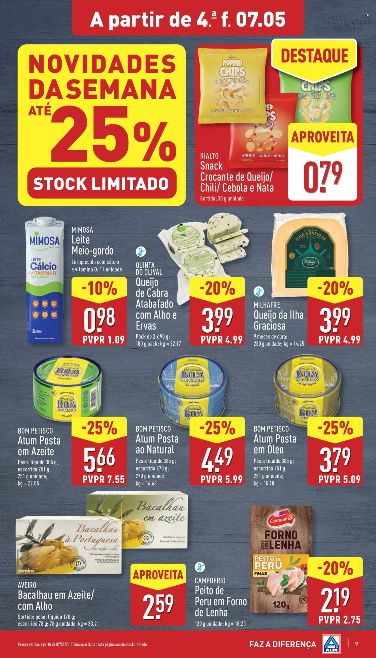 Folheto Aldi - 7.5.2025 - 13.5.2025. Página 1