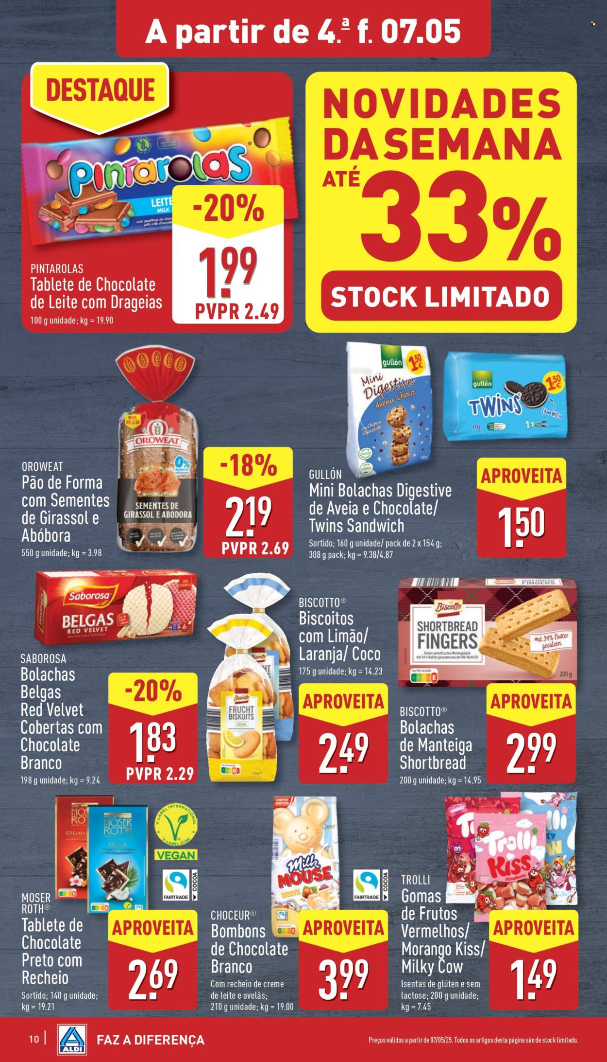 Folheto Aldi - 7.5.2025 - 13.5.2025. Página 1