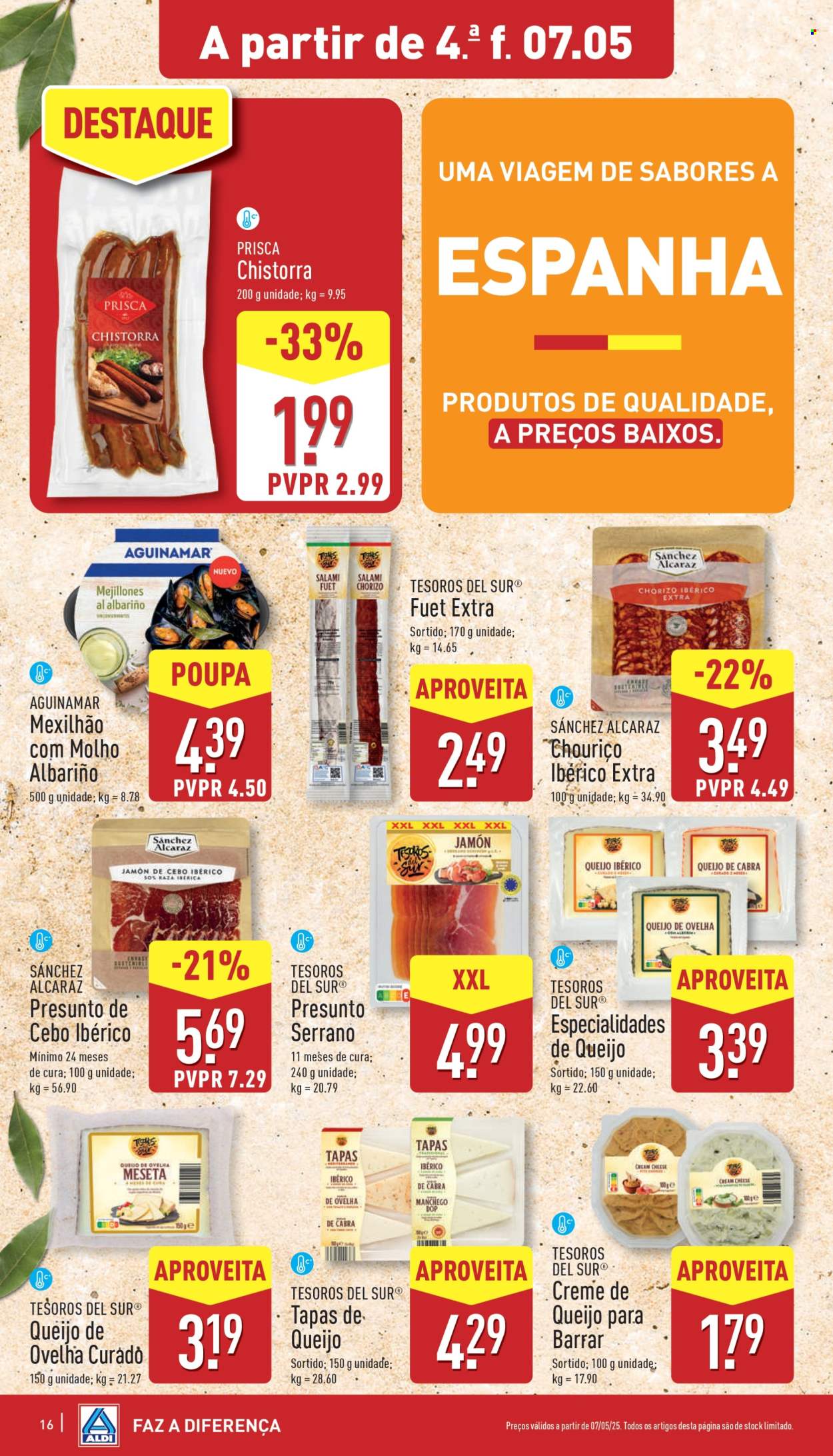 Folheto Aldi - 7.5.2025 - 13.5.2025. Página 1