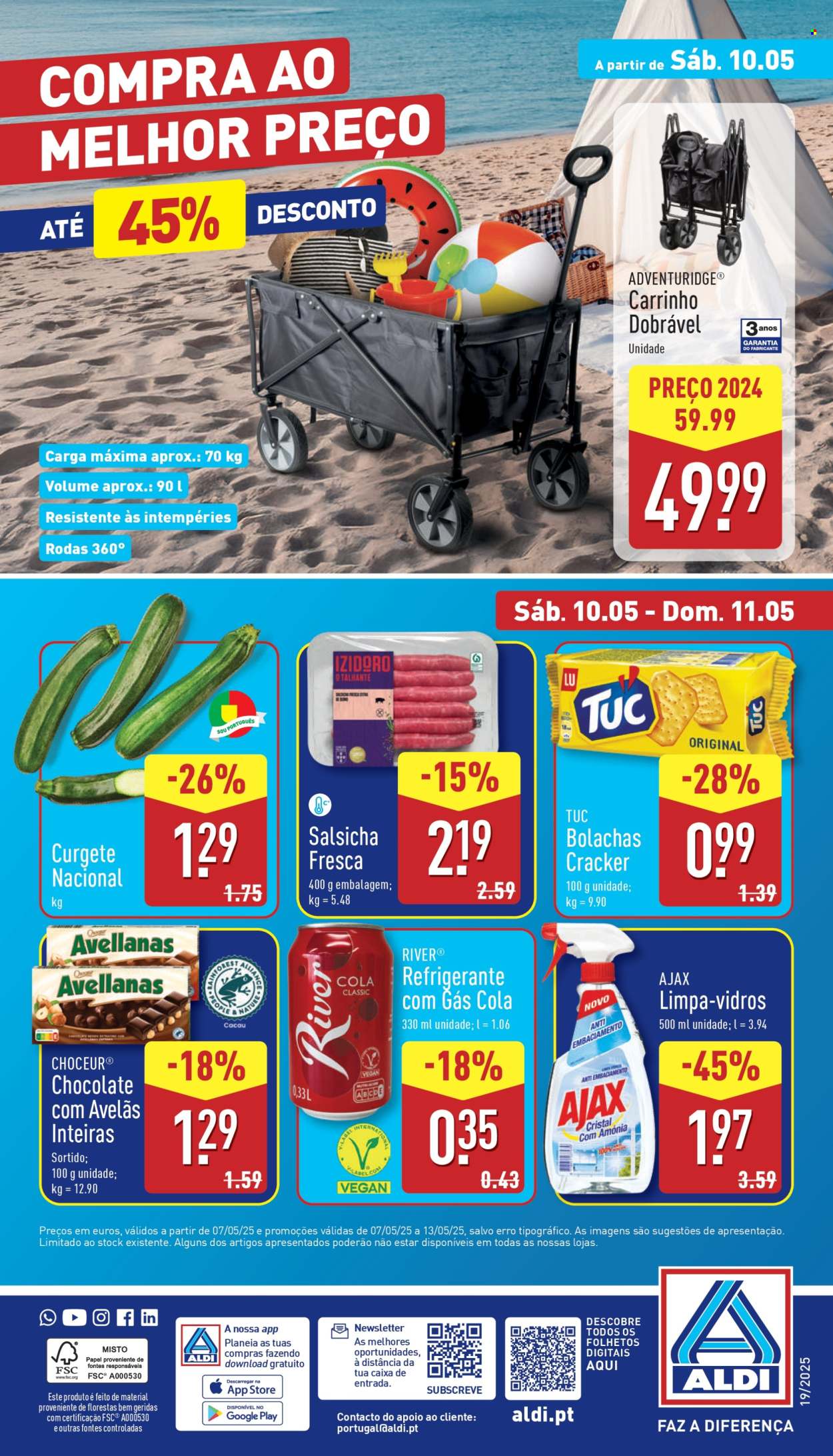 Folheto Aldi - 7.5.2025 - 13.5.2025. Página 1