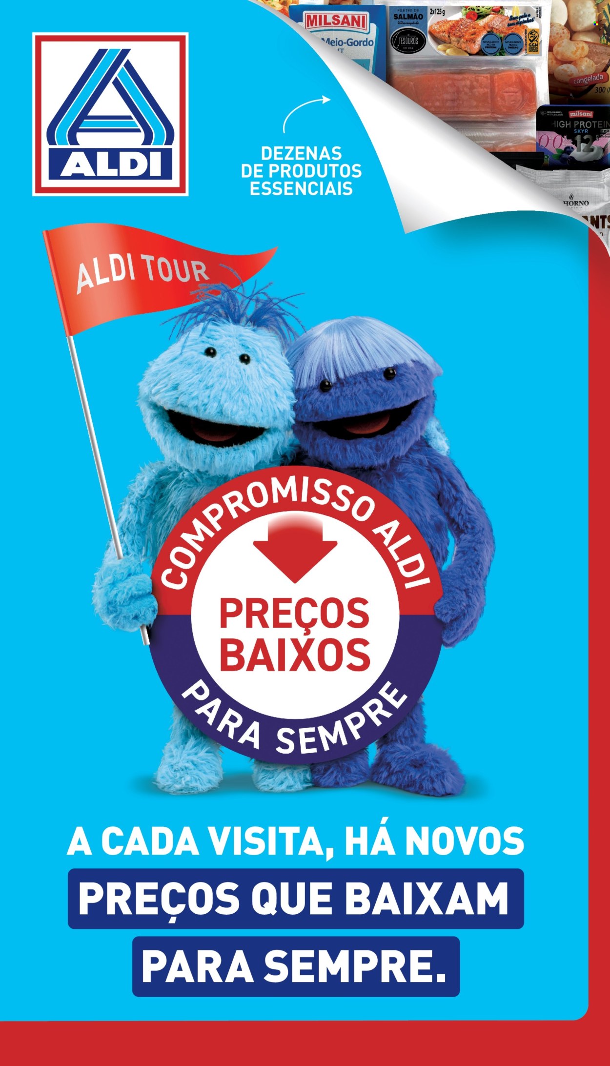 Folheto Aldi. Página 1