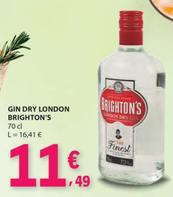 GIN DRY LONDON BRIGHTON'S