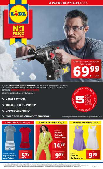 Folheto Lidl - 5.5.2025 - 11.5.2025.