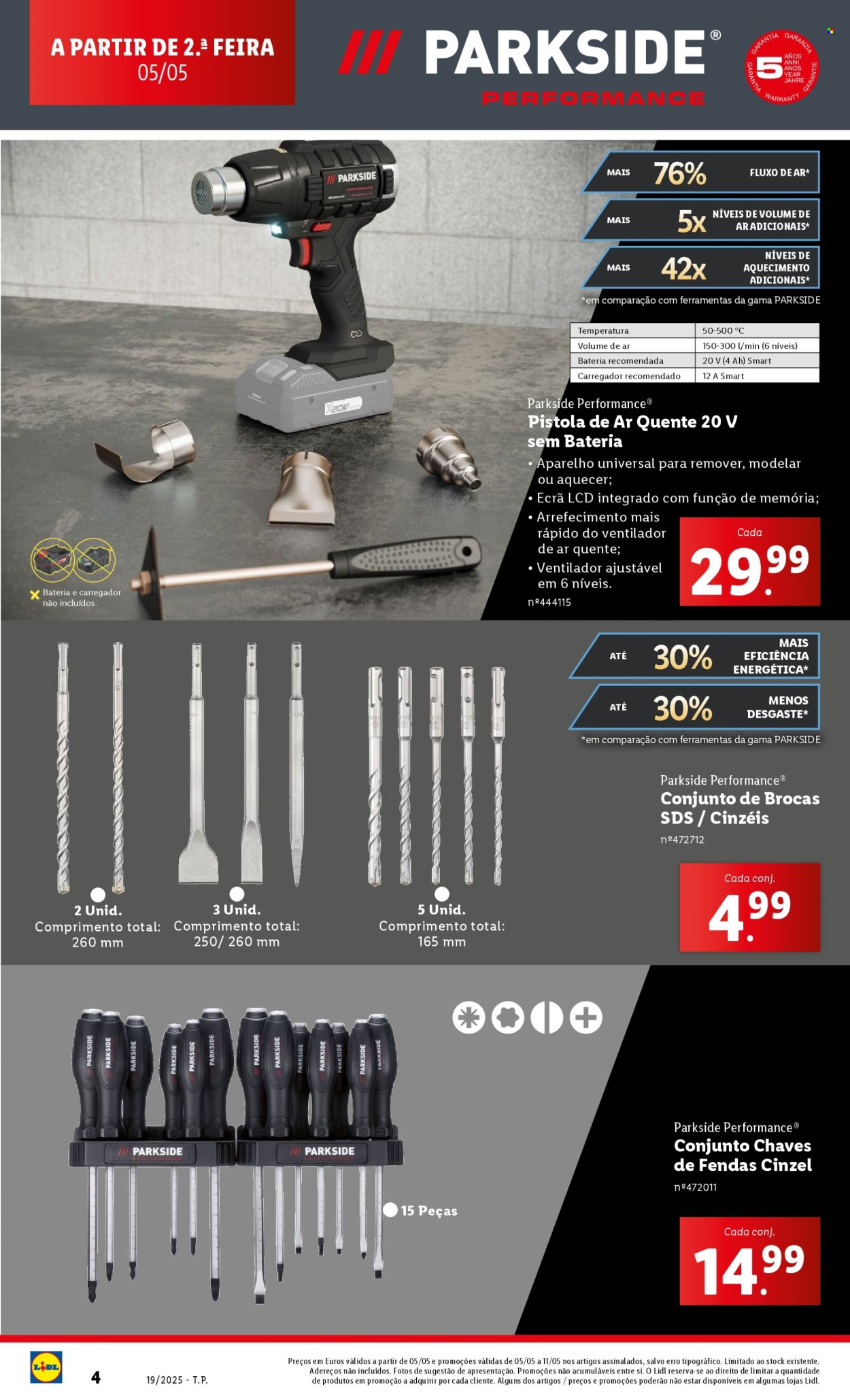 Folheto Lidl - 5.5.2025 - 11.5.2025. Página 1