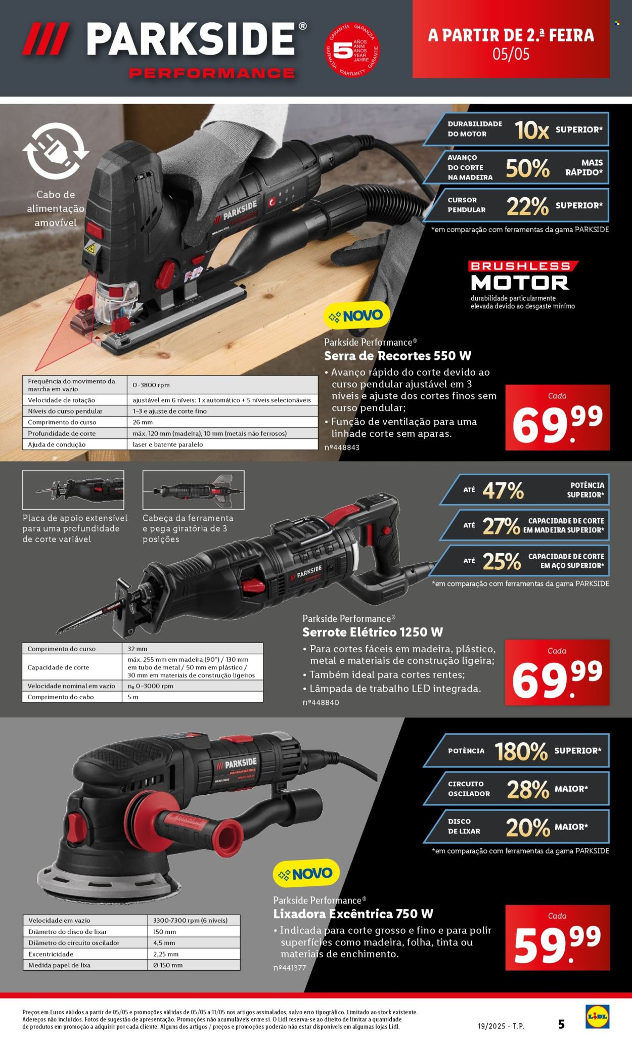 Folheto Lidl - 5.5.2025 - 11.5.2025. Página 1