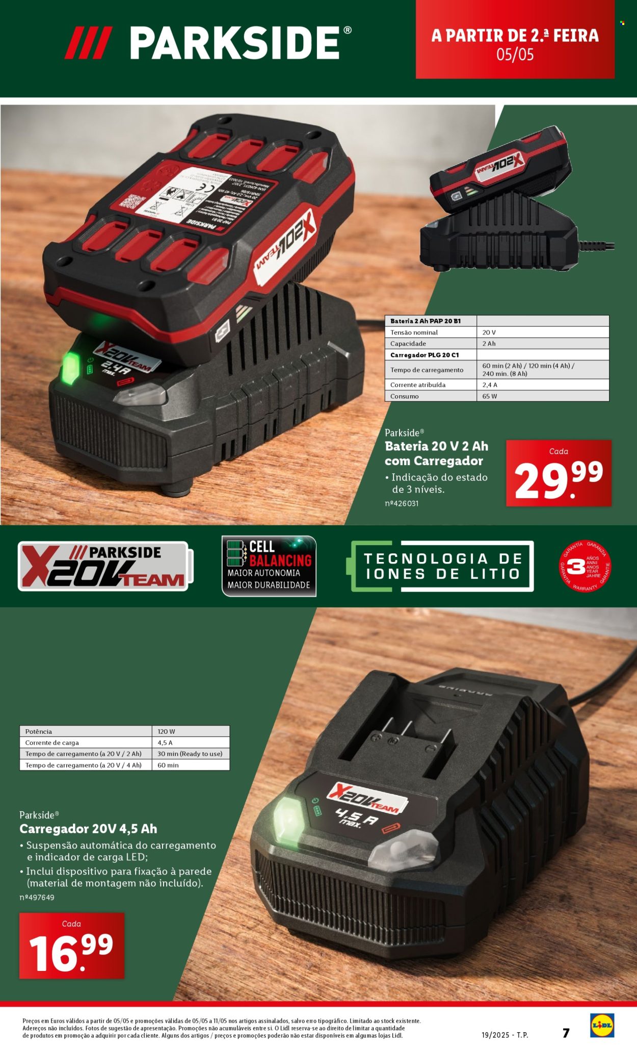Folheto Lidl - 5.5.2025 - 11.5.2025. Página 1