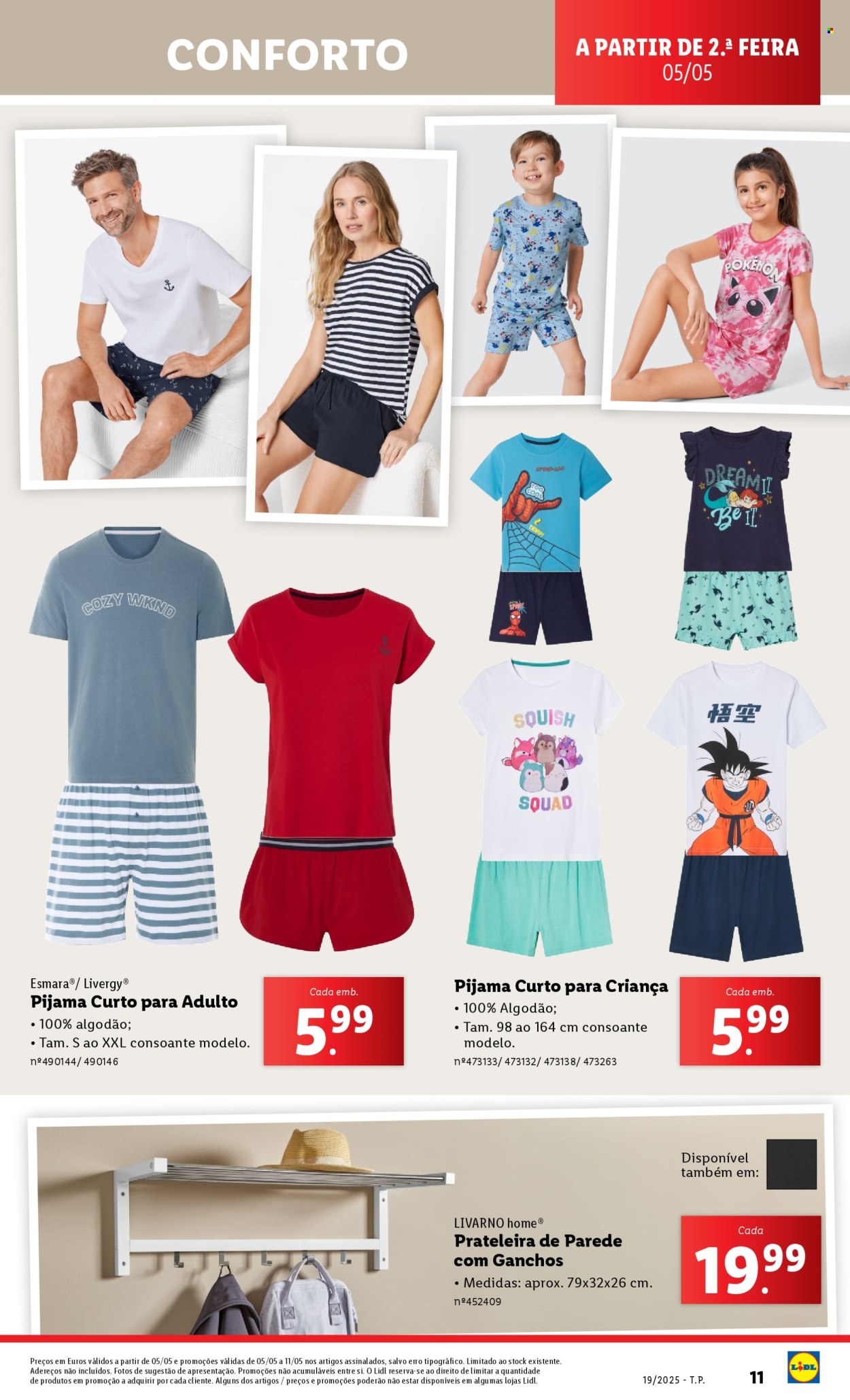 Folheto Lidl - 5.5.2025 - 11.5.2025. Página 1
