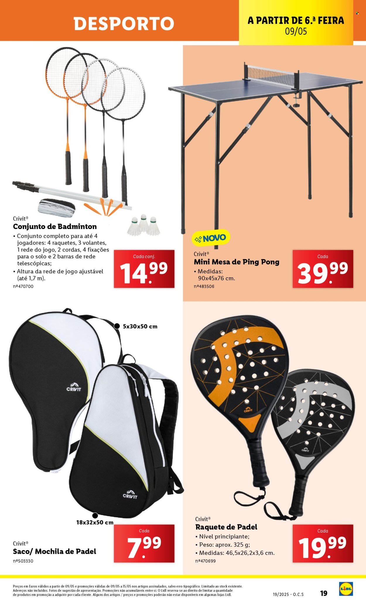 Folheto Lidl - 5.5.2025 - 11.5.2025. Página 1