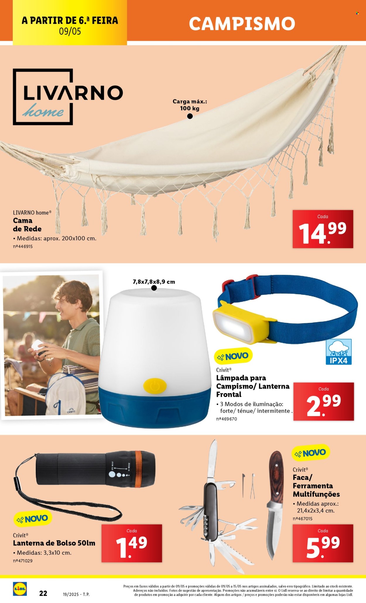 Folheto Lidl - 5.5.2025 - 11.5.2025. Página 1